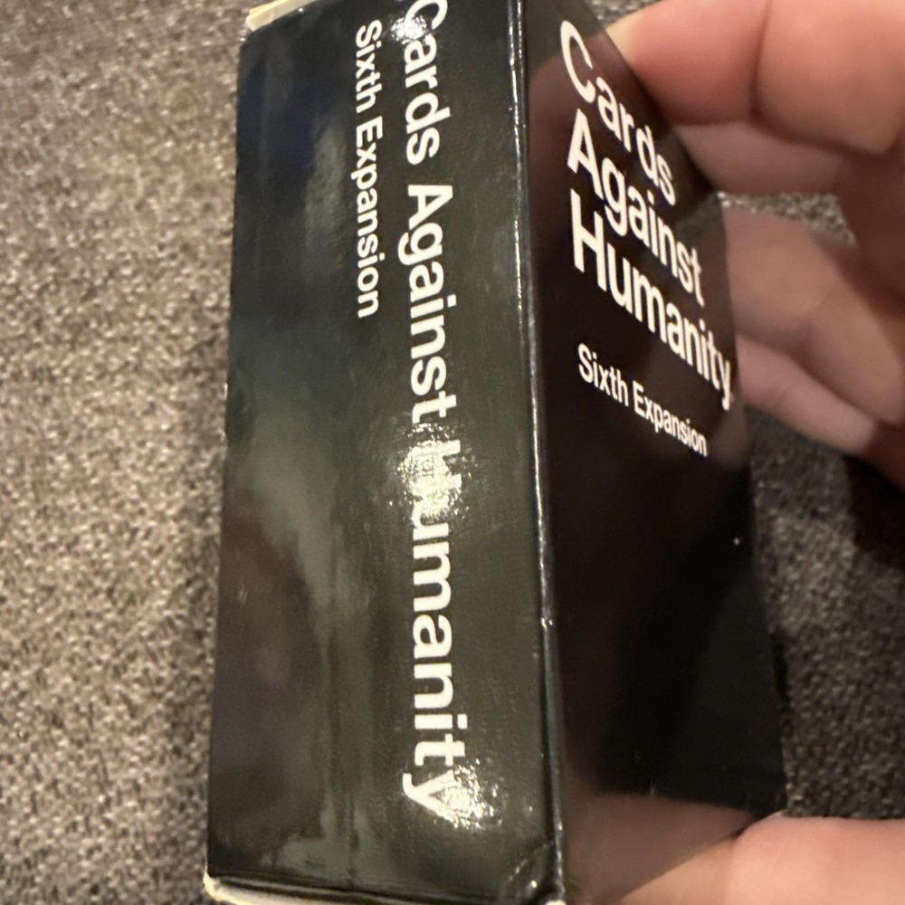 Cards Against Humanity First Expansion Pack NEW Sealed Includes 4 Blank Cards